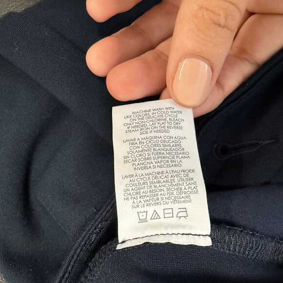 Cabi Womens Navy Stretch Trousers Dress Pants Size 8 Nautical - Picture 5 of 9